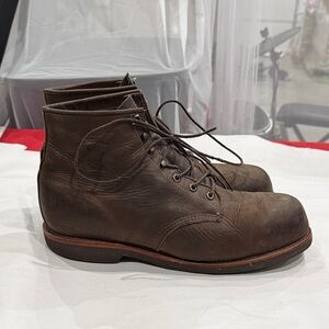 Chippewa Dark Brown Leather Boots- size 14ee